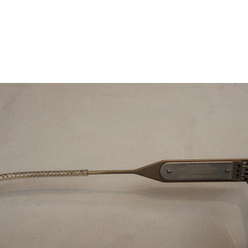 BOTTEGA VENETA ボッテガヴェネタ/30本限定K18ローズゴールド使用サングラス/BV15//01/30/Aランク/92