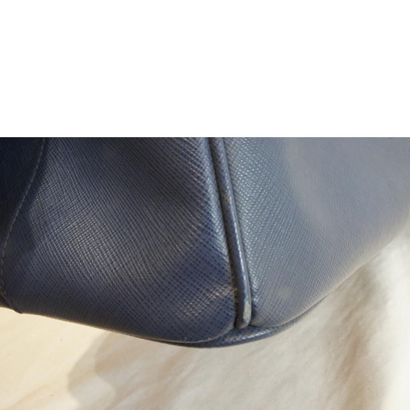 PRADA プラダ/サフィアーノレザートートブルー//173/Aランク/92