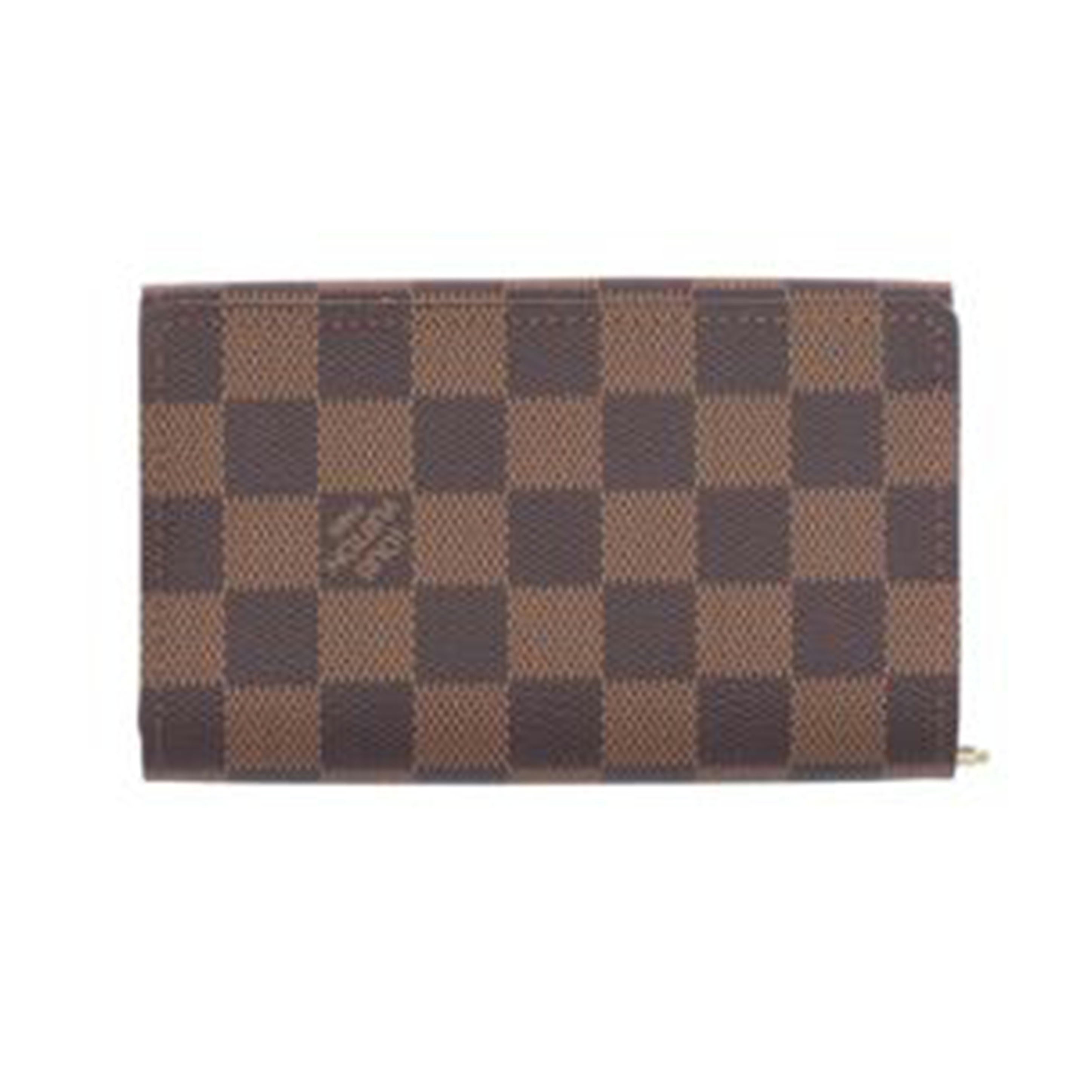 LV ルイヴィトン/ポルトフォイユ・トレゾール/ダミエ・エベヌ/N61736//CA0***/Aランク/75