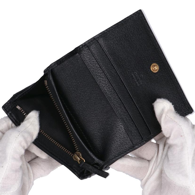 GUCCI グッチ/GGマーモント/ラインストーンクリスタルウォレット/499783//041*/SAランク/91