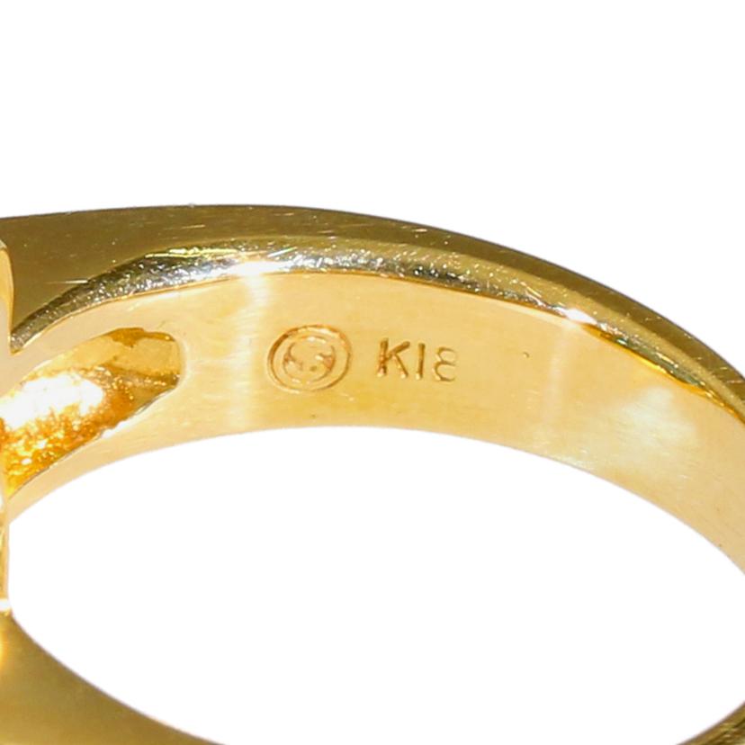 / ◎K18ブルートパーズダイヤリング7.95/D0.05ct//ABランク/59