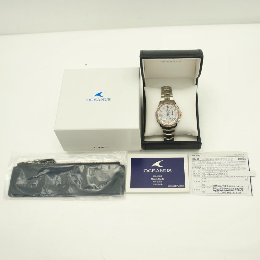 CASIO カシオ/オシアナス/マンタ/メンズ/OCW-S3400E-7AJF//001**********/Aランク/19