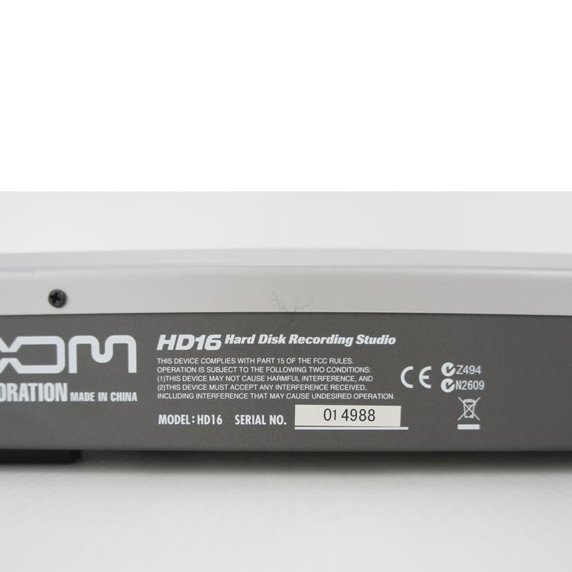 ZOOM ズーム/レコーディングスタジオ/HD16//Aランク/75