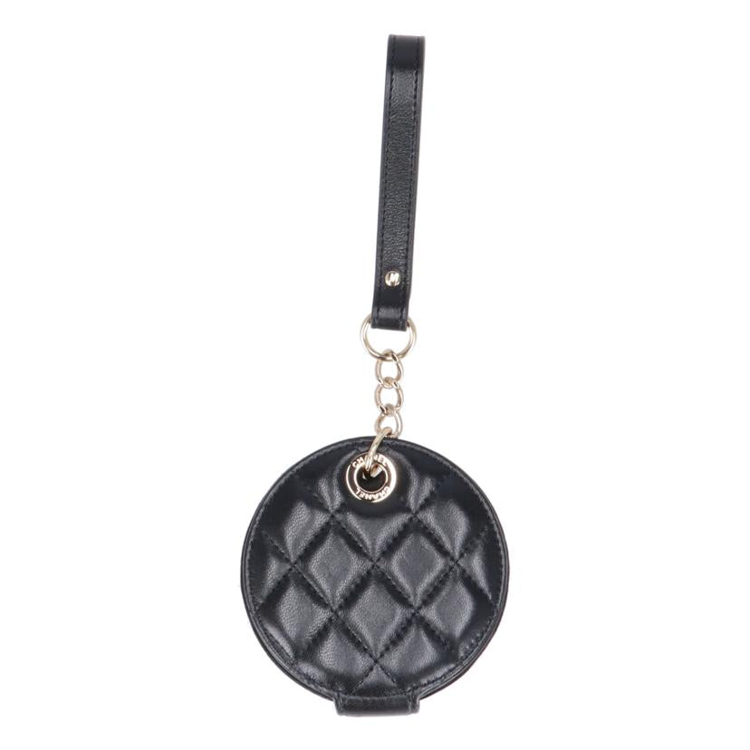 CHANEL シャネル/ココマークラムスキンラウンドネームタグ//289*****/Aランク/75