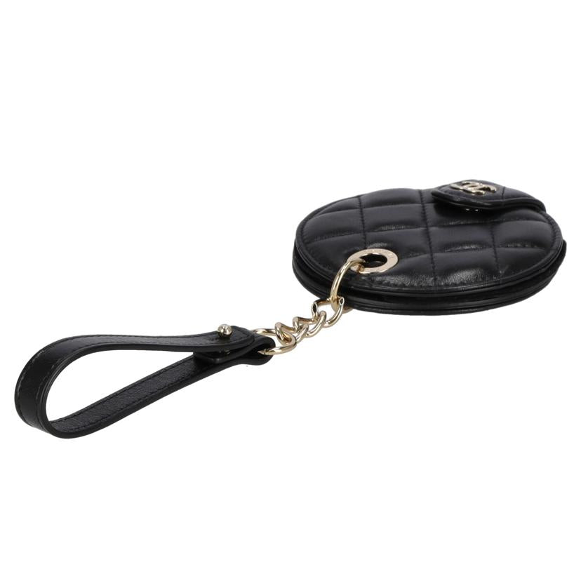 CHANEL シャネル/ココマークラムスキンラウンドネームタグ//289*****/Aランク/75