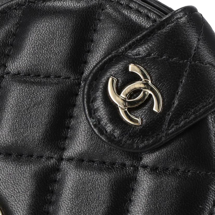 CHANEL シャネル/ココマークラムスキンラウンドネームタグ//289*****/Aランク/75
