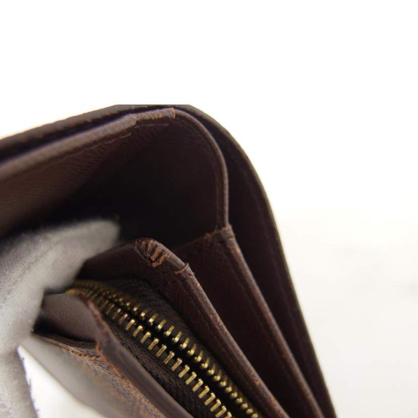 LV ルイ・ヴィトン/ポルトフォイユ・トレゾール/ダミエ/エベヌ/ N61736//CA4***/Aランク/18