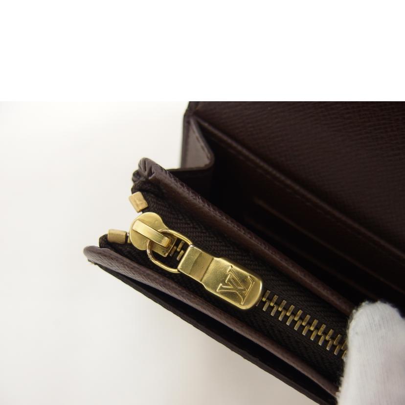 LV ルイ・ヴィトン/ポルトフォイユ・トレゾール/ダミエ/エベヌ/ N61736//CA4***/Aランク/18