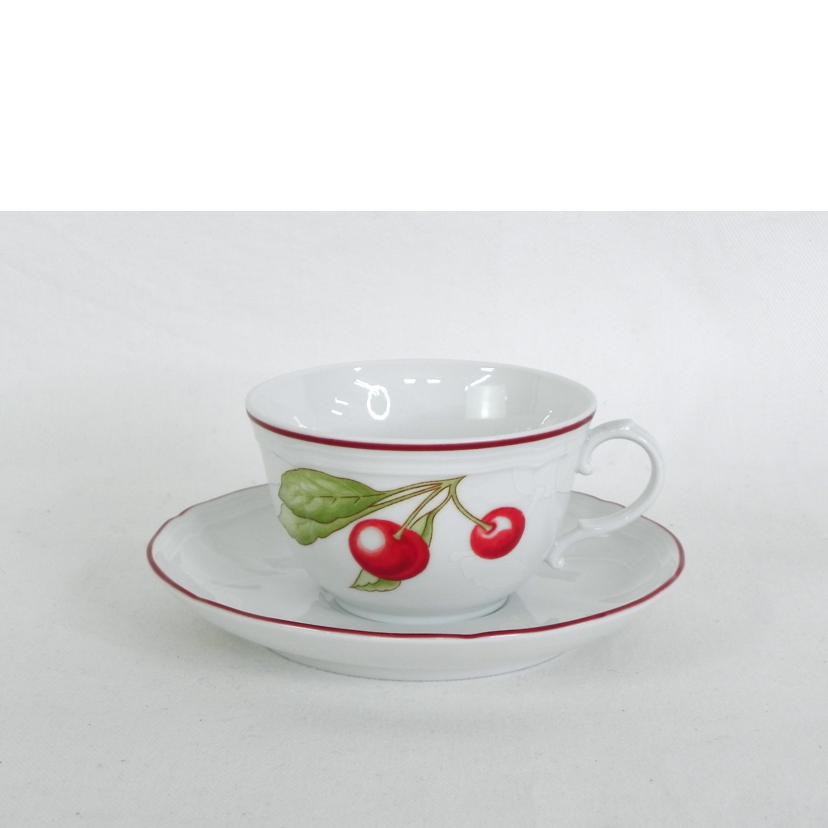 Richard Ginori リチャードジノリ/アンティコチェリー ペアカップ&ソーサー//Aランク/81