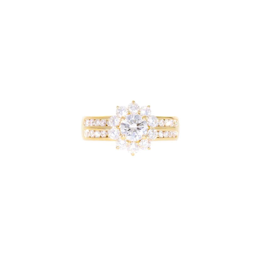 /◎ K18ダイヤリング0.51/0.81ct//Aランク/59