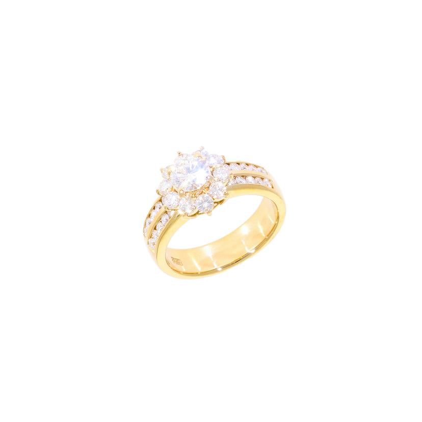 /◎ K18ダイヤリング0.51/0.81ct//Aランク/59