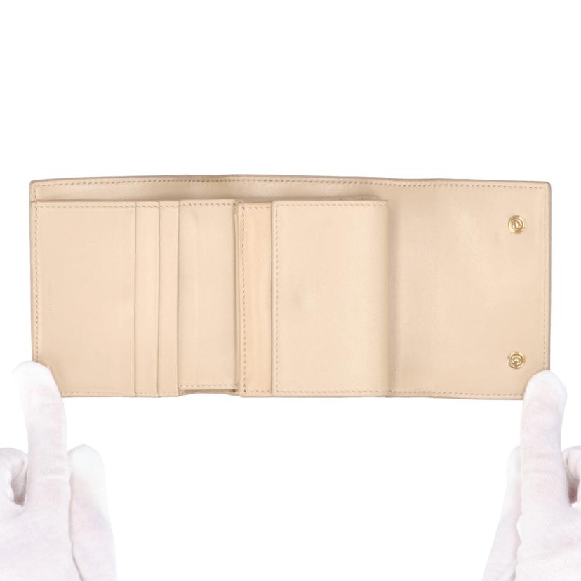 CELINE セリーヌ/スモール トリフォールドウォレット/ベージュ/10B57 3BEL//W・I******/Bランク/18