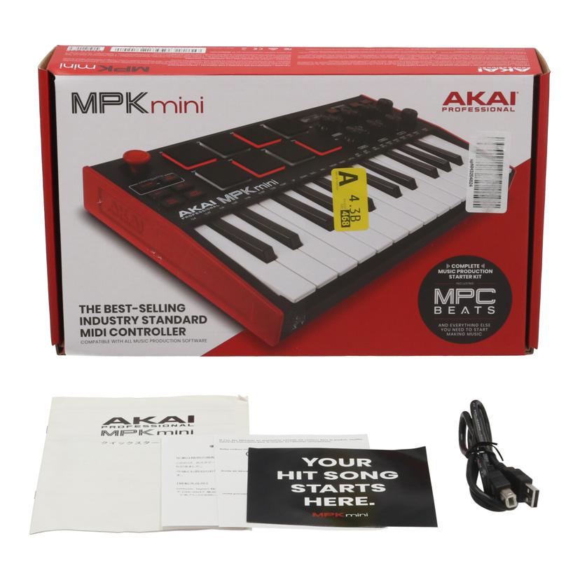 AKAI PROFESSIONAL アカイ /MIDIキーボードコントローラー/MPK mini//E82401248781416/Bランク/05