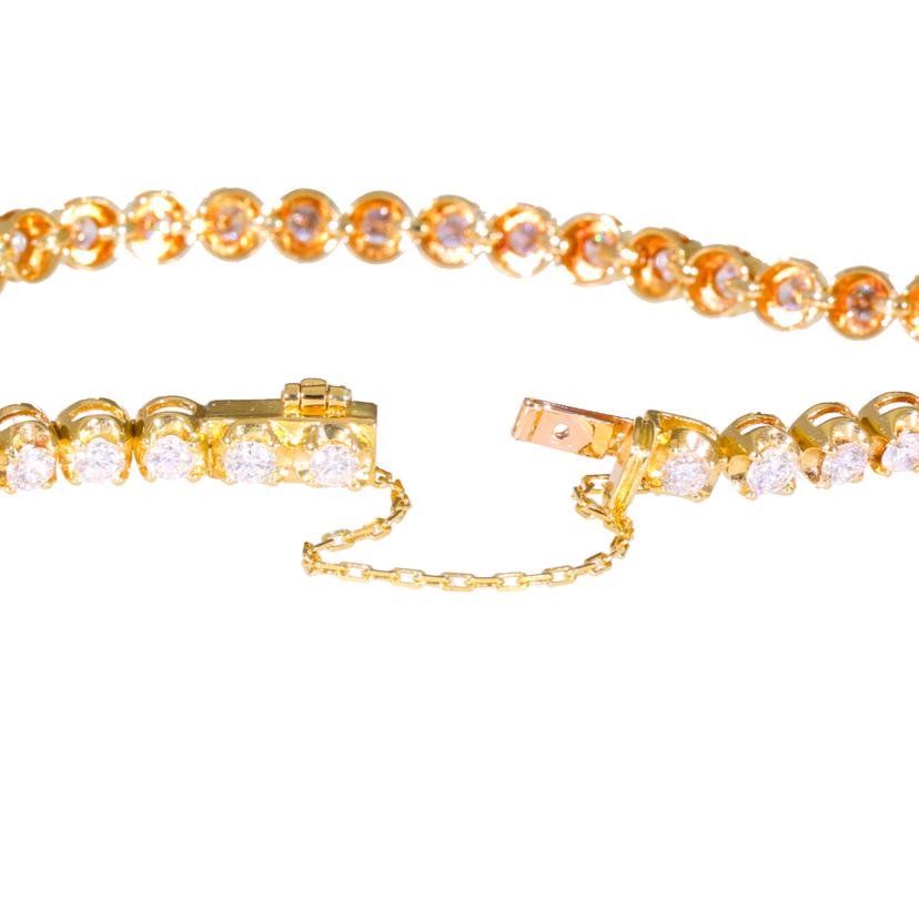 / ◎K18ダイヤブレスレット3.00ct//Aランク/59