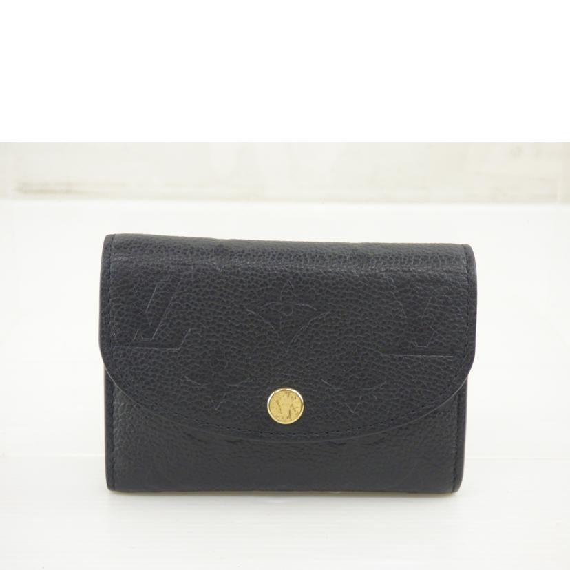 LOUIS VUITTON ルイ・ヴィトン/ポルトモネ・ロザリ/アンプラント/ノワール/M81455//IC/ABランク/64