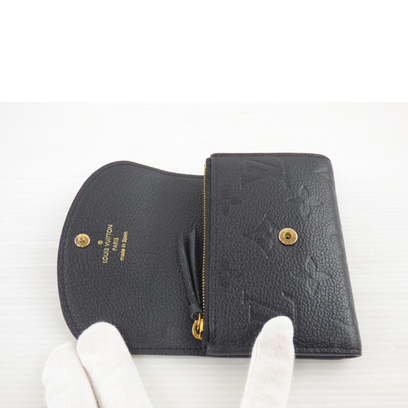LOUIS VUITTON ルイ・ヴィトン/ポルトモネ・ロザリ/アンプラント/ノワール/M81455//IC/ABランク/64