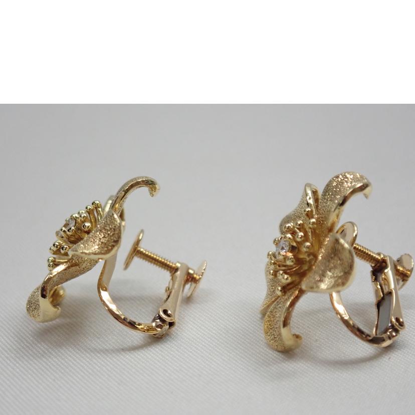 /K18ダイヤイヤリング0.05ct×2/k18//Aランク/62