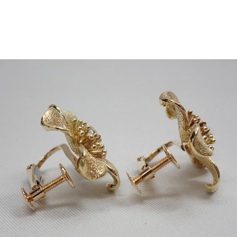 /K18ダイヤイヤリング0.05ct×2/k18//Aランク/62