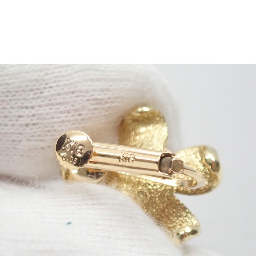 /K18ダイヤイヤリング0.05ct×2/k18//Aランク/62