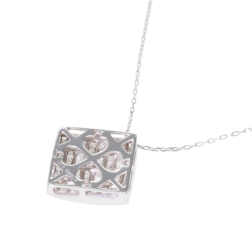 / ◎K18WGダイヤネックレス2.00ct//Aランク/59