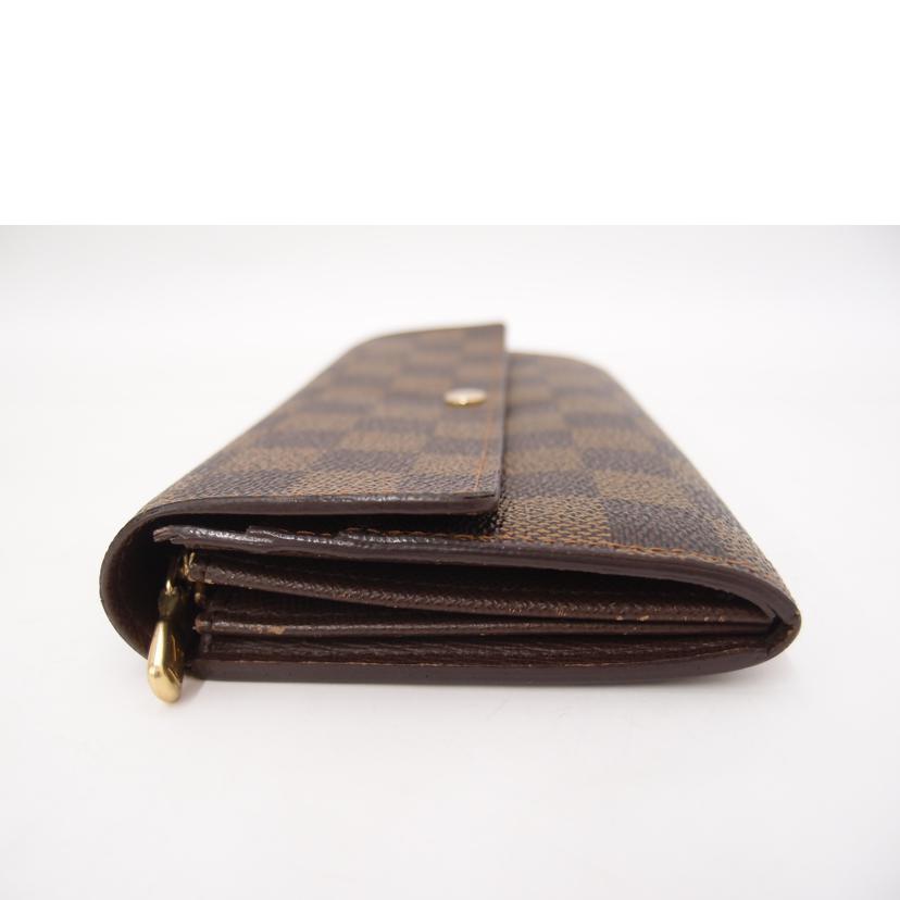LOUIS VUITTON ルイヴィトン/ポルトフォイユ・サラ/ダミエ・エベヌ/N61734//CA4***/ABランク/69