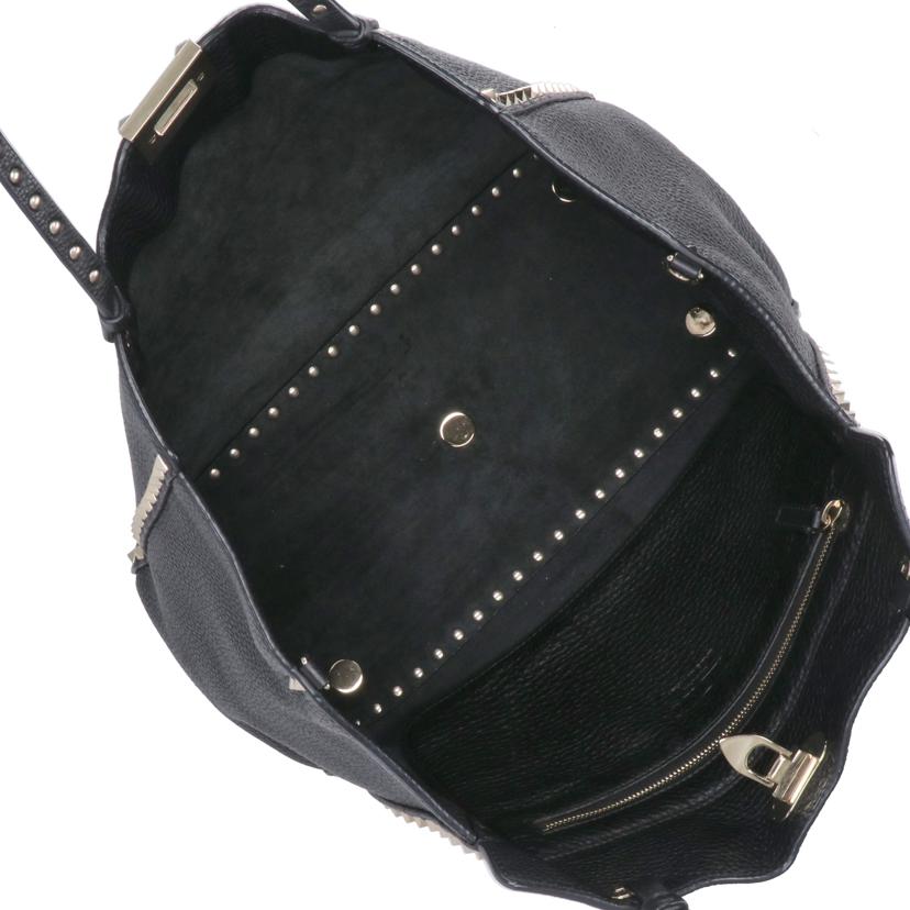 VALENTINO ヴァレンティノ/ロックスタッズスモール2WAYショルダーバッグ/ブラック//BG-*********/Aランク/18
