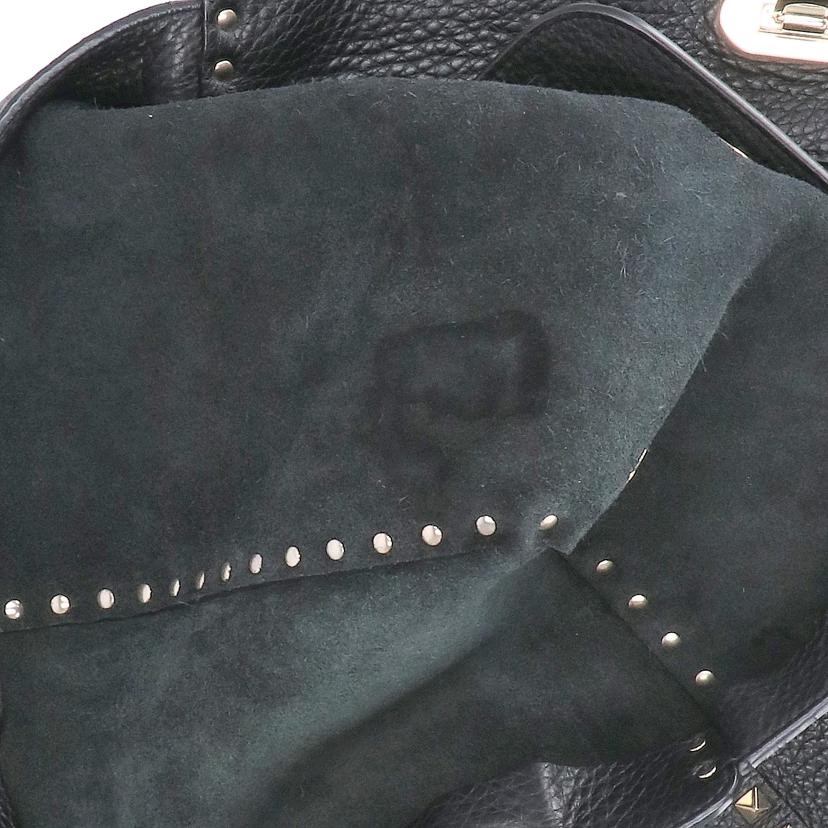 VALENTINO ヴァレンティノ/ロックスタッズスモール2WAYショルダーバッグ/ブラック//BG-*********/Aランク/18
