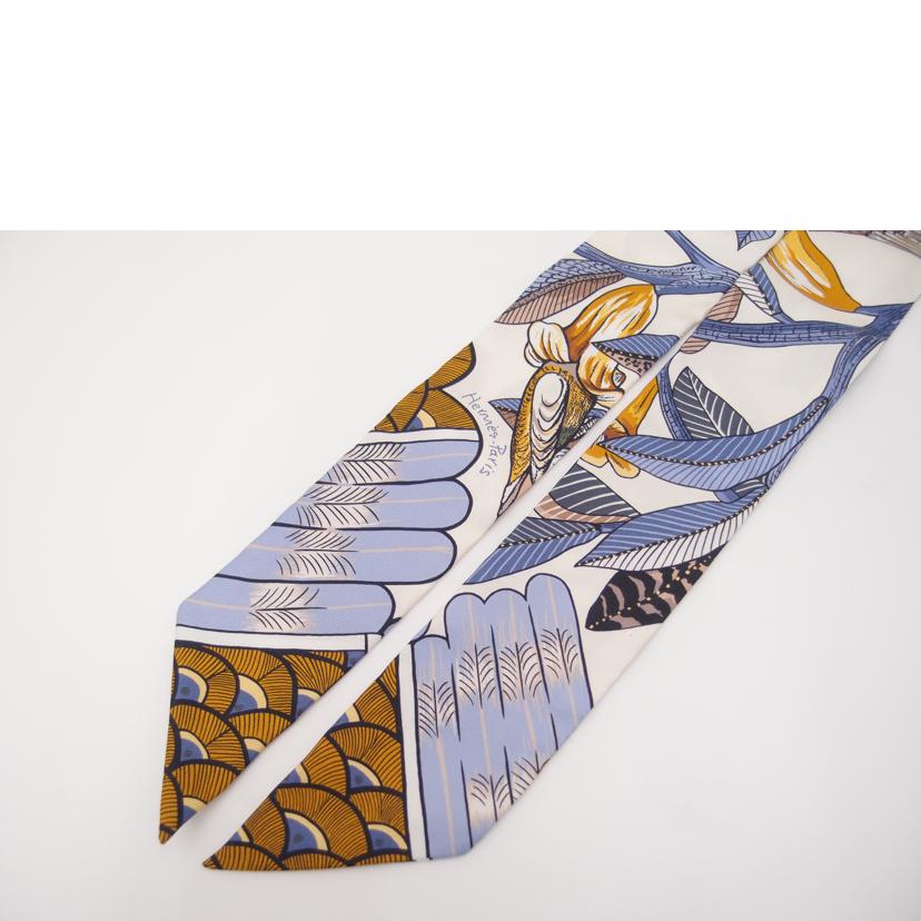 HERMES エルメス/ツイリースカーフ/ブルー//Aランク/69