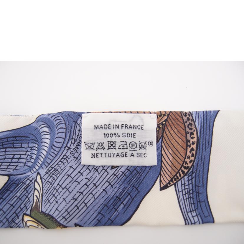 HERMES エルメス/ツイリースカーフ/ブルー//Aランク/69