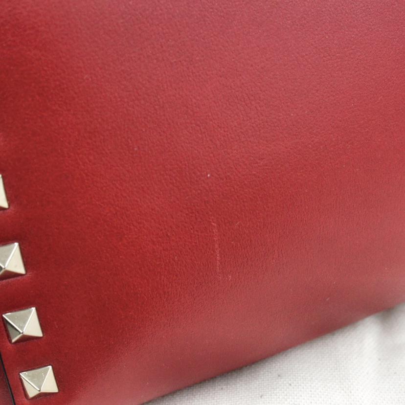 VALENTINO ヴァレンティノ/ロックスタッズレザー2WAYトートバッグ/レッド//GF-********/Aランク/18