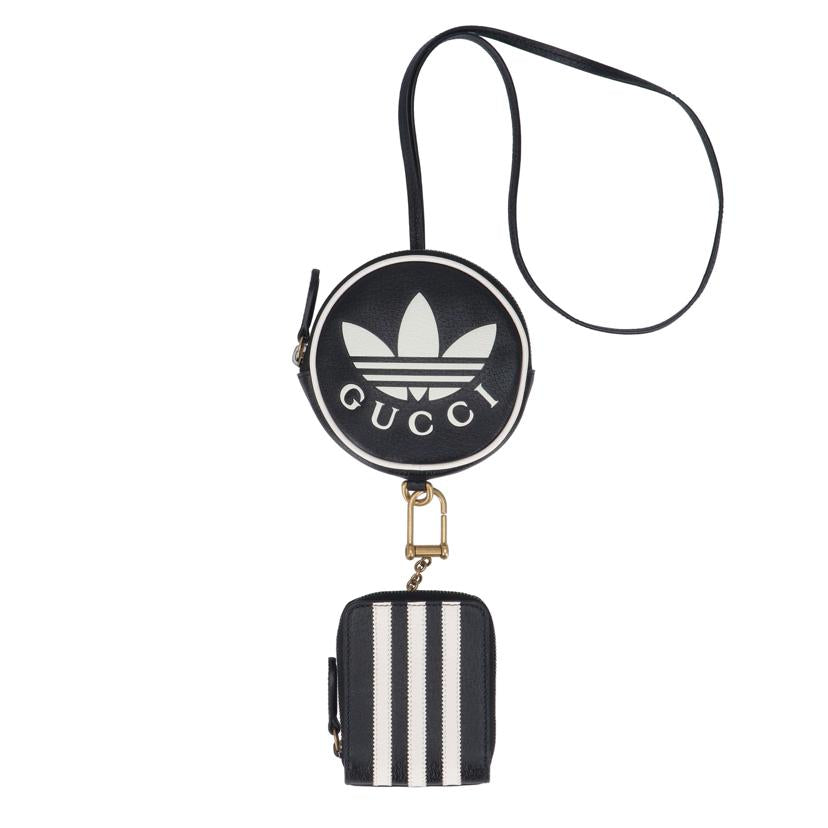 GUCCI グッチ/トレフォイルレザーショルダーポーチ/GUCCI×adidas/721903//206*/Aランク/18