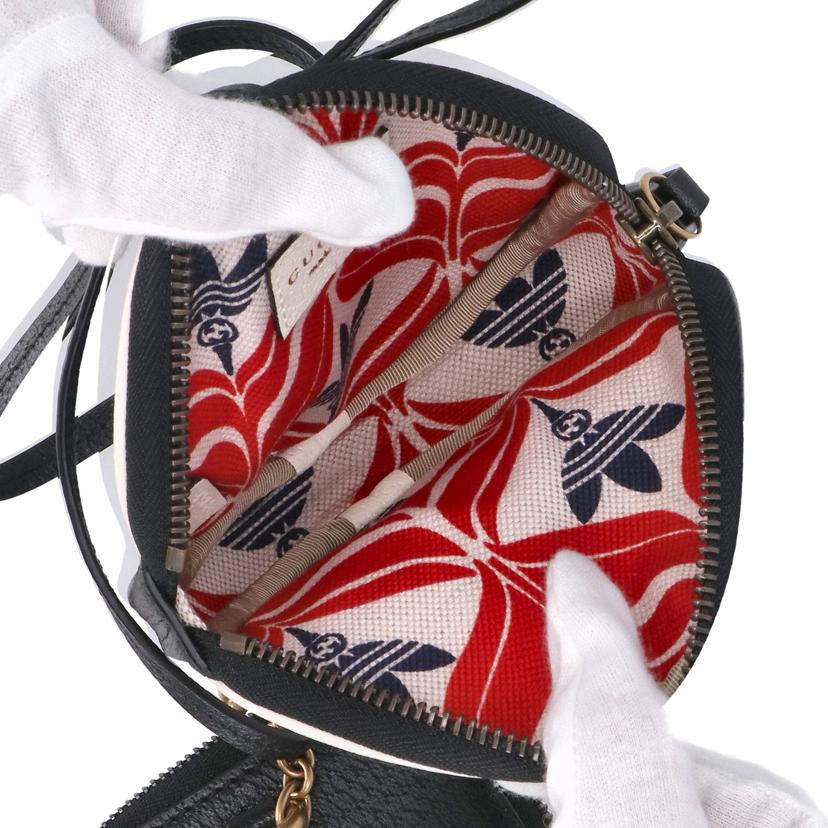 GUCCI グッチ/トレフォイルレザーショルダーポーチ/GUCCI×adidas/721903//206*/Aランク/18