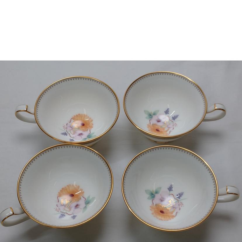 Noritake ノリタケ/グランブロシェ カップ&ソーサー 4客セット//ABランク/52