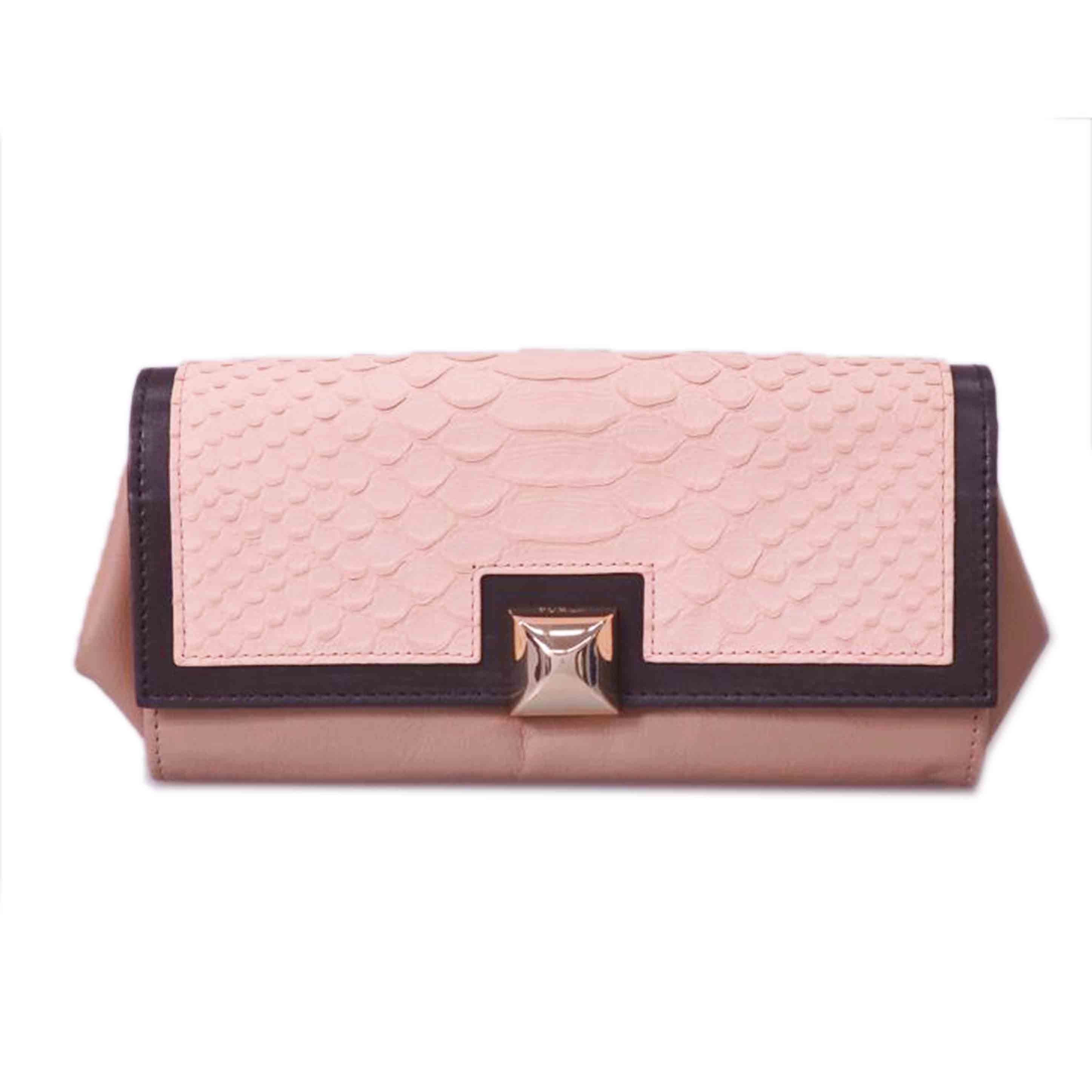 FURLA フルラ/パイソンレザー2つ折長財布//Bランク/76