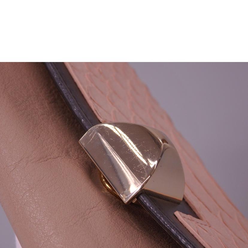 FURLA フルラ/パイソンレザー2つ折長財布//Bランク/76