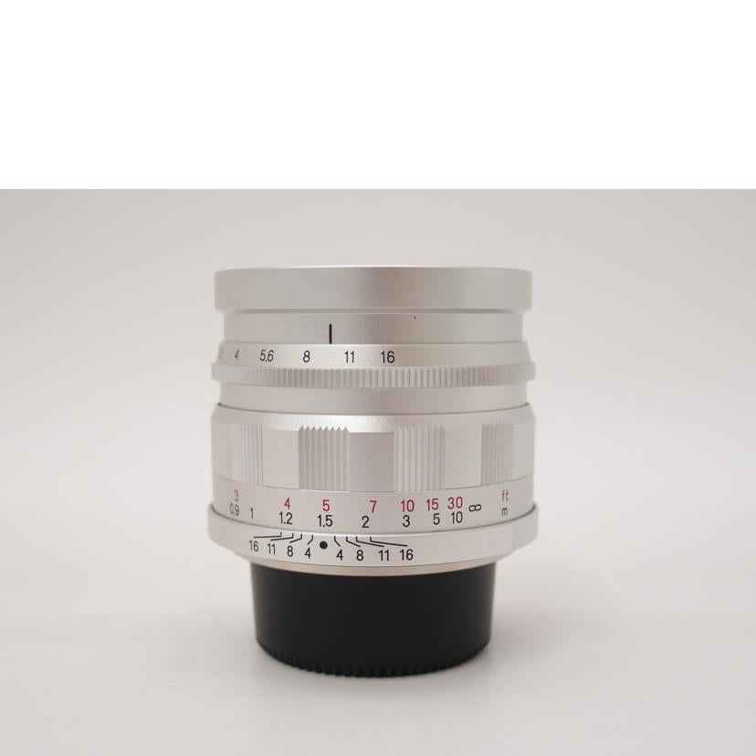 Voigtlander フォクトレンダー/交換レンズ/NOKTON 50mm F1.5 Aspherical シルバー//9010819/Aランク/69