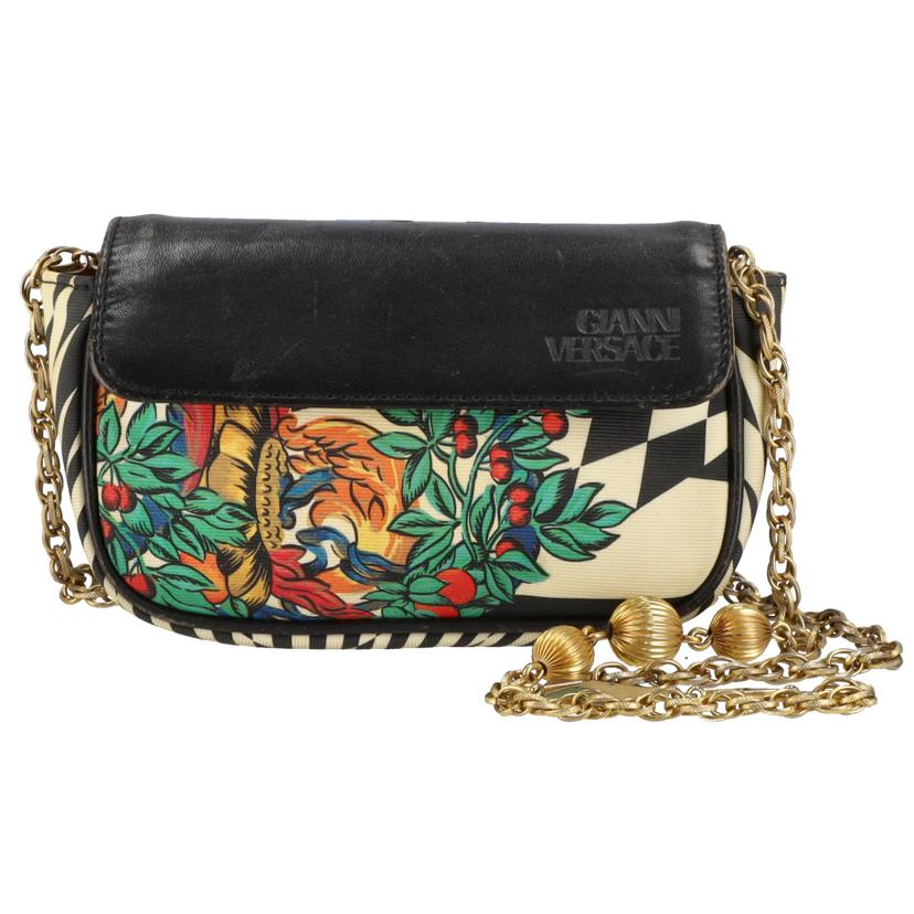 GIANNI VERSACE ジャンニヴェルサーチ/ゴールドチェーン/ミニショルダーバッグ//Bランク/18