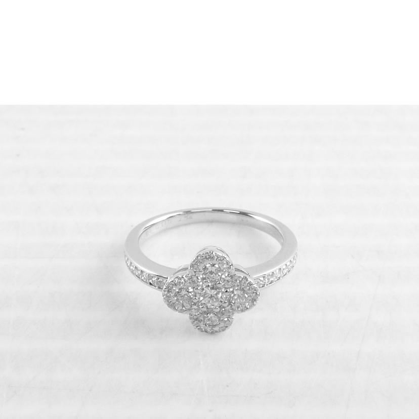 / K18WGダイヤリング0.55ct//ABランク/64