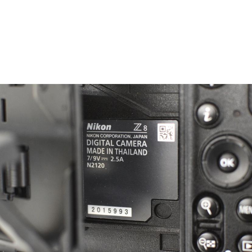 Nikon/ミラーレス一眼/Z 8 ボディ//2015993/Bランク/75