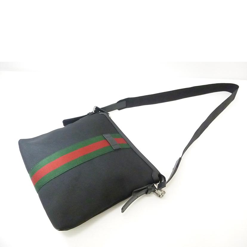 GUCCI グッチ/シェリーラインキャンバスレザーショルダーバッグ/631199//527***/ABランク/88