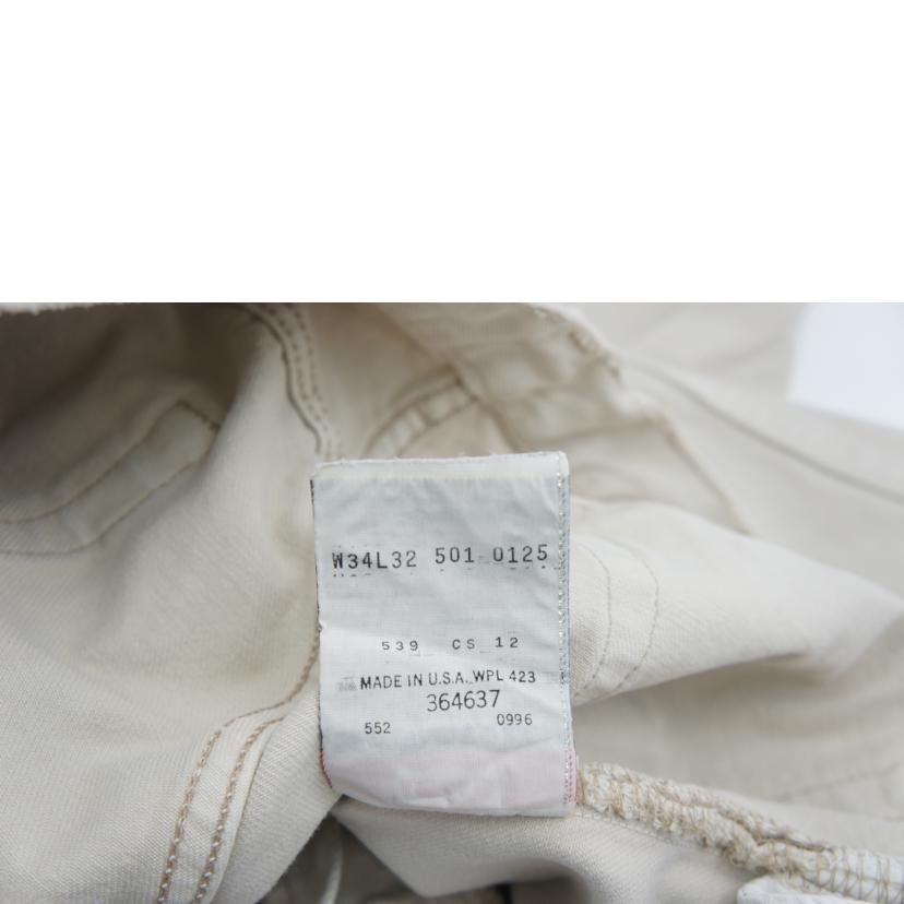 Levisu リーバイス/ Levi's USA501ブリーチ ボトム//Bランク/19