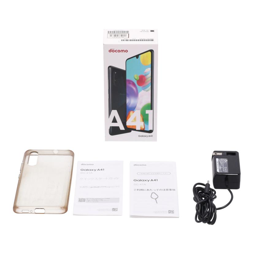SAMSUNG docomo サムスン /スマートフォン/Galaxy A41 64GB/SC-41A//R58N80Y4NYL/Bランク/71