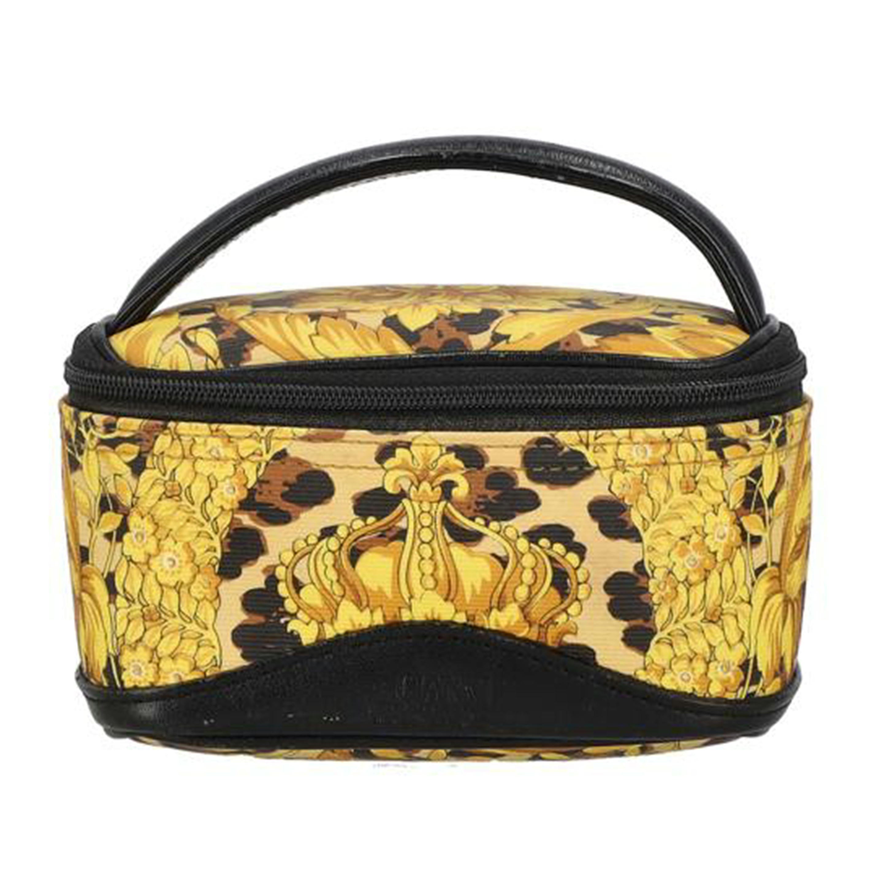 GIANNI VERSACE ジャンニヴェルサーチ/ミニコスメポーチ/レオパード柄//ABランク/18