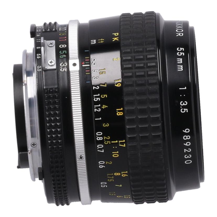 Nikon ニコン/交換レンズ/55mmマイクロ/Micro Nikkor 55mm F3.5//989230/Bランク/22