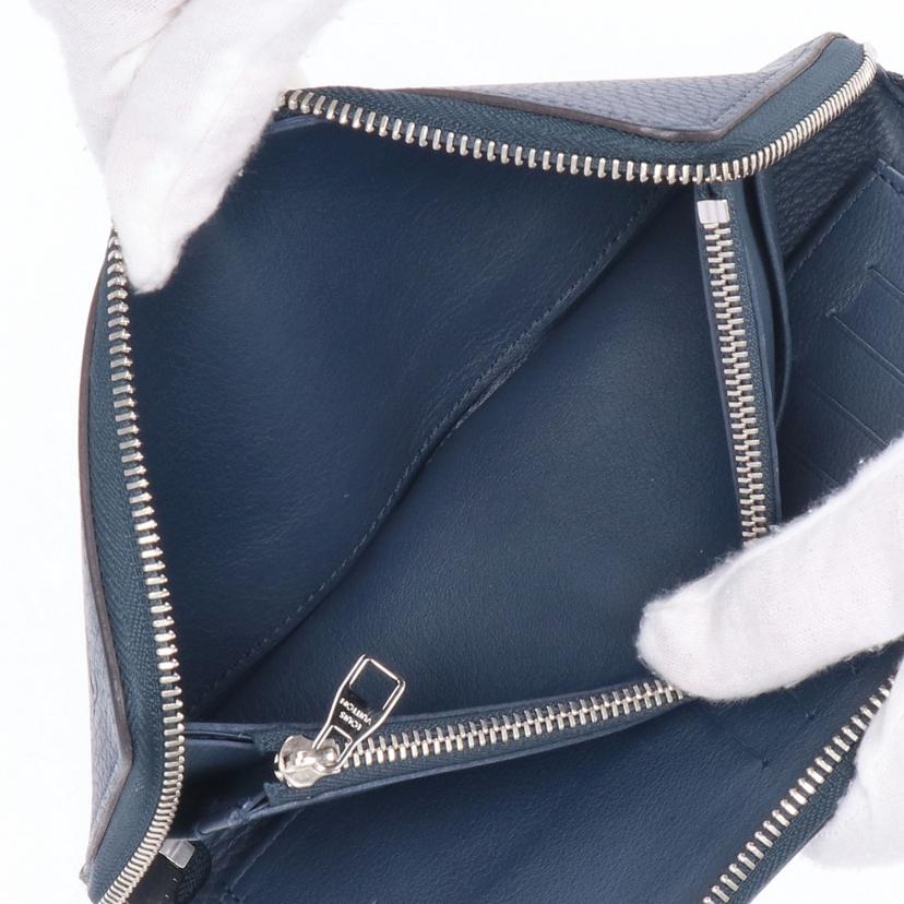 LV ルイヴィトン/ジッピーウォレット・ヴェルティカル/トリヨン/ネイビー/M58823//CA4***/ABランク/75