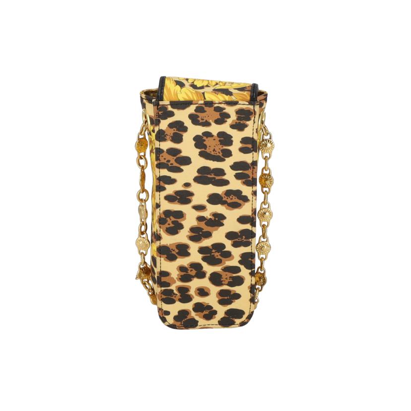 GIANNI VERSACE ジャンニヴェルサーチ/携帯ショルダーバッグ/レオパード柄//ABランク/18