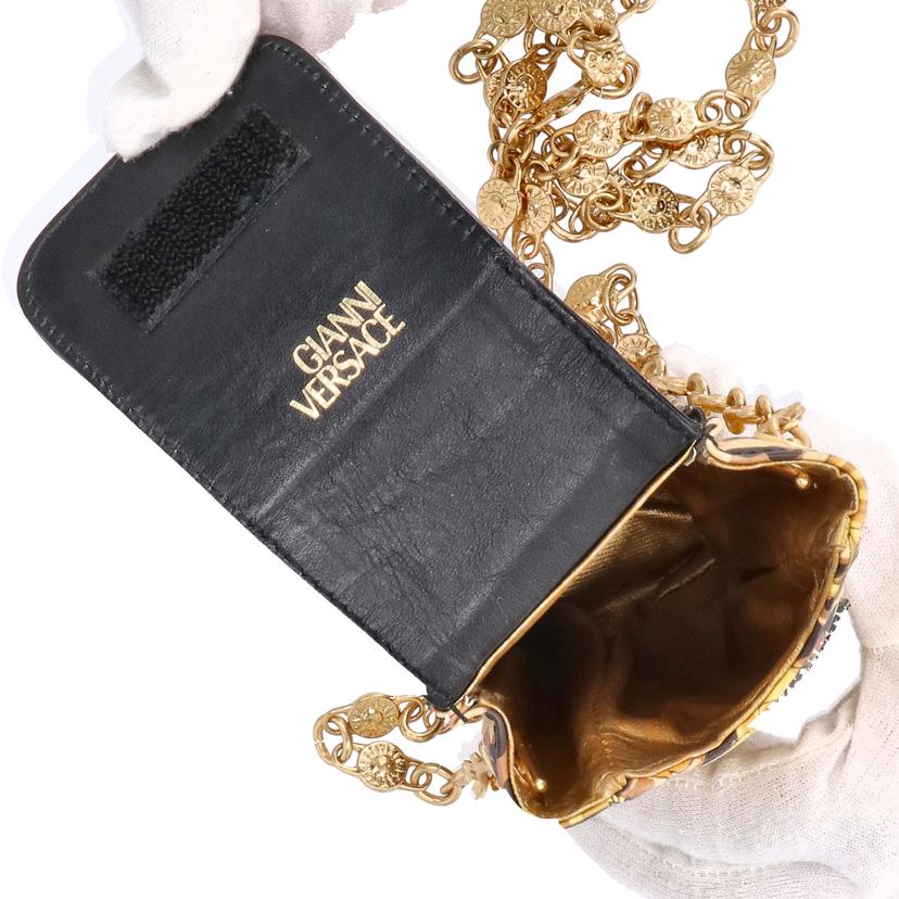 GIANNI VERSACE ジャンニヴェルサーチ/携帯ショルダーバッグ/レオパード柄//ABランク/18