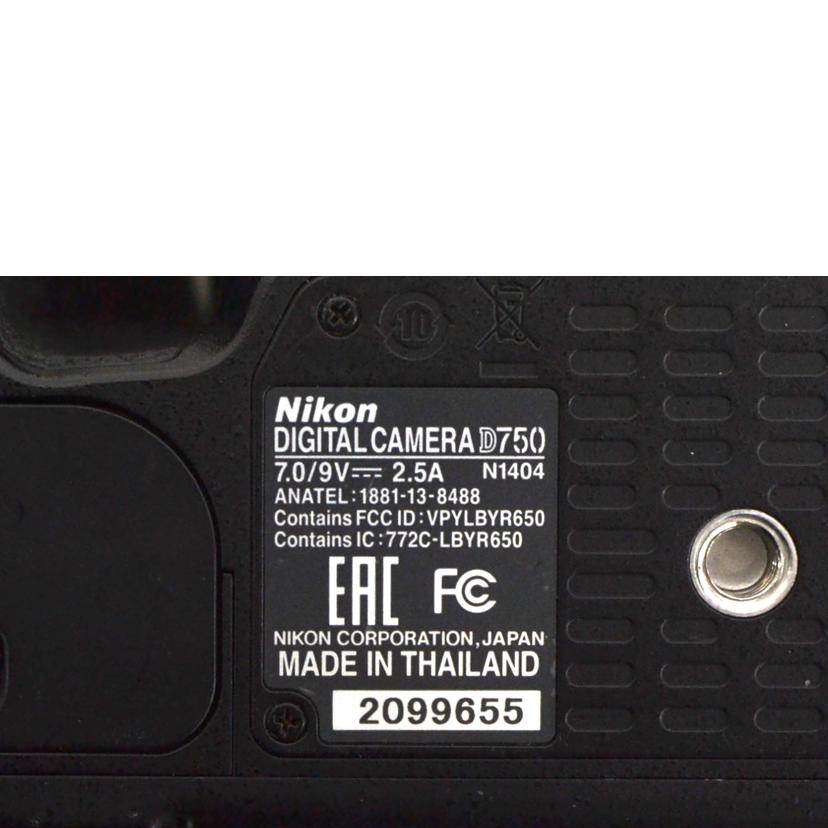 Nikon/デジタル一眼/D750 24-120 VR//2099655/Bランク/75