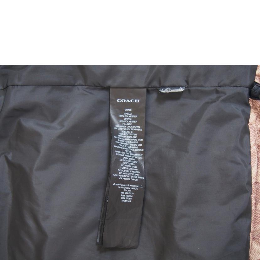 COACH コーチ/シグネチャー切り替えダウンJKT/CU798//Bランク/71