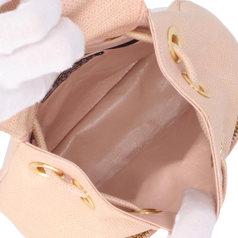 GIANNI VERSACE ジャンニヴェルサーチ /メデューサ ミニリュックショルダーバッグ/ピンク//Bランク/18